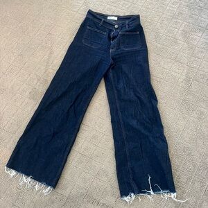 Zara Marine Jean. Dark denim wash, size 6